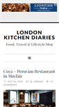 Mobile Screenshot of londonkitchendiaries.com